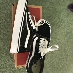 Black and white “Old Skools”